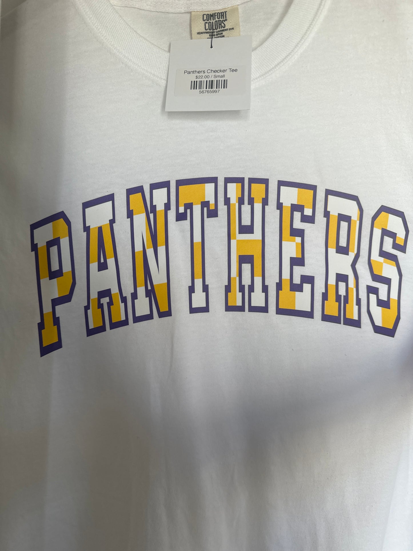Panthers Checker Tee