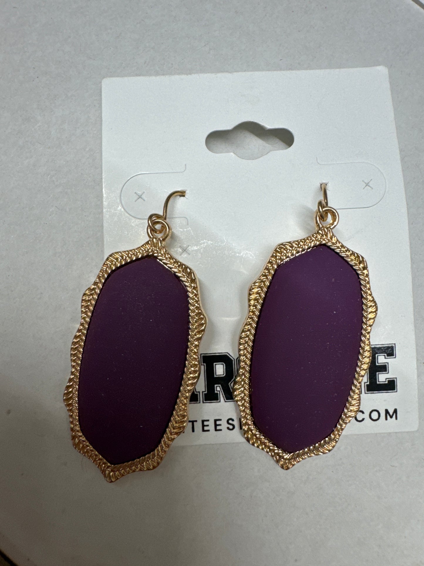 Purple Earring