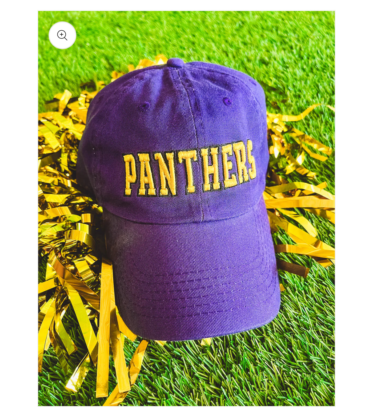 Purple Panthers Puff Hat