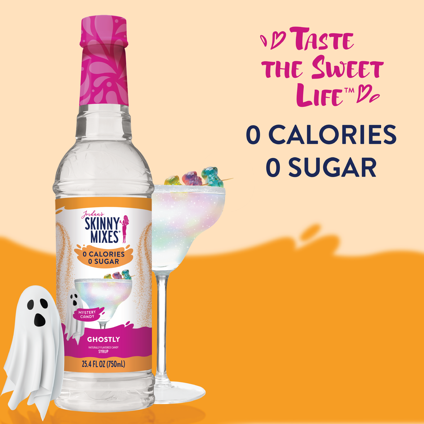 Jordan's Skinny Mixes - Sugar Free Ghostly Syrup