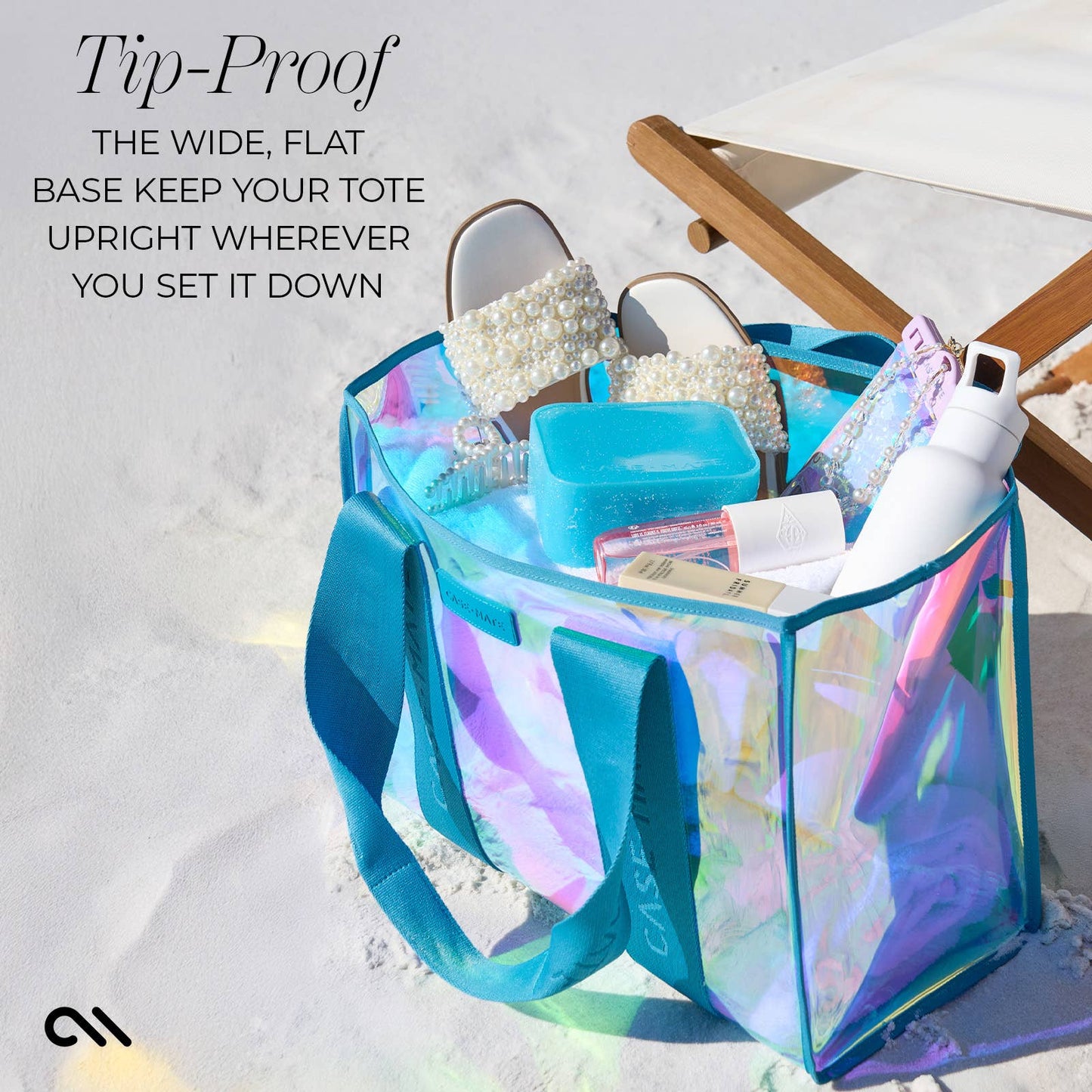 Case-Mate - Case-Mate Emerald Blue Soap Bubble Jelly Tote Bag