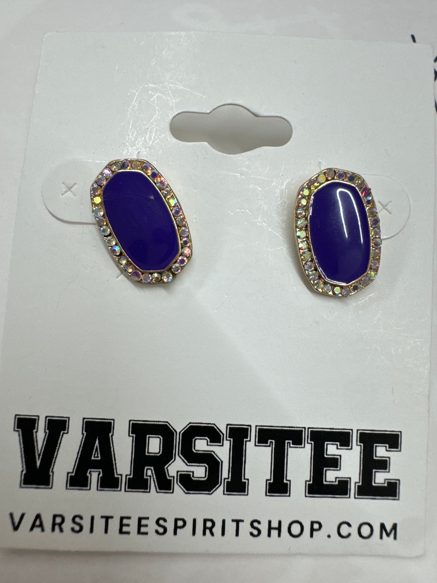 Earring Purple