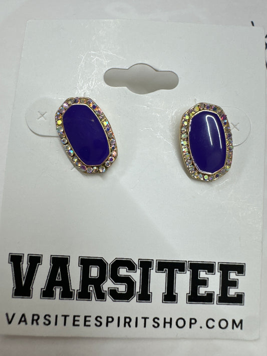 Earring Purple