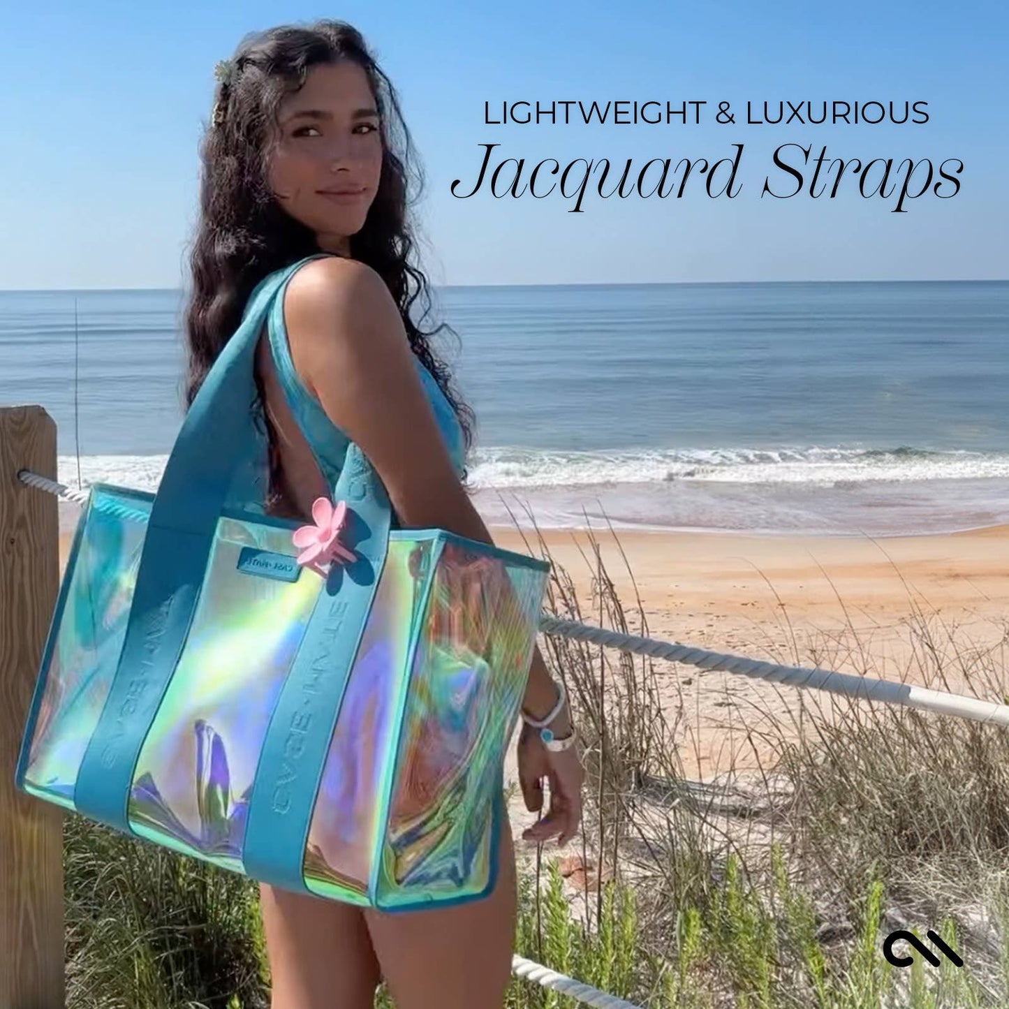 Case-Mate - Case-Mate Emerald Blue Soap Bubble Jelly Tote Bag