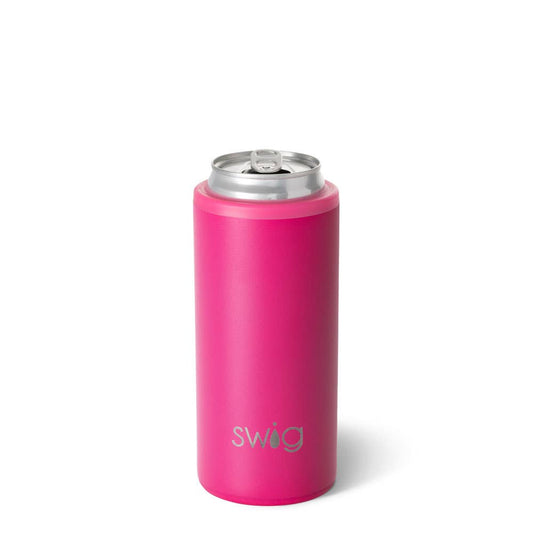 Swig Life - Hot Pink Skinny Can Cooler (12oz)