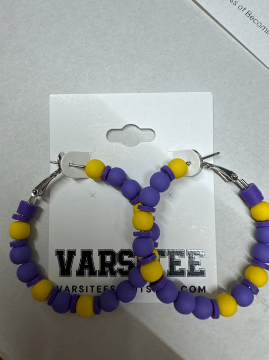 Hoop Purple and Gold