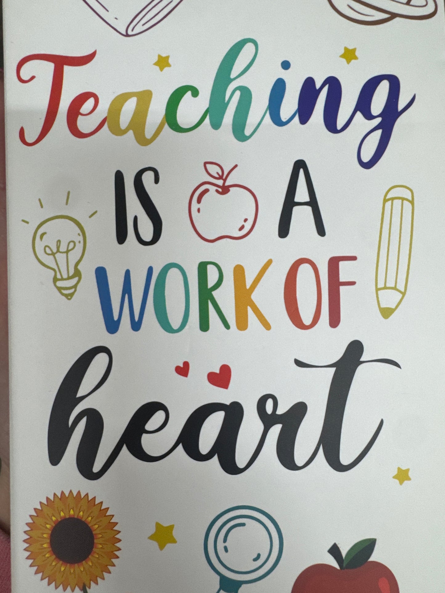 Teacher book of notes