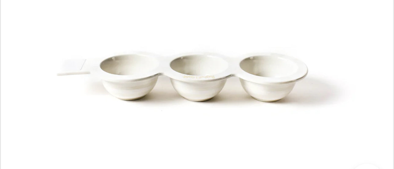 White Trio Bowl