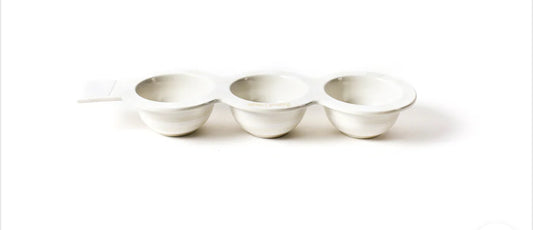 White Trio Bowl