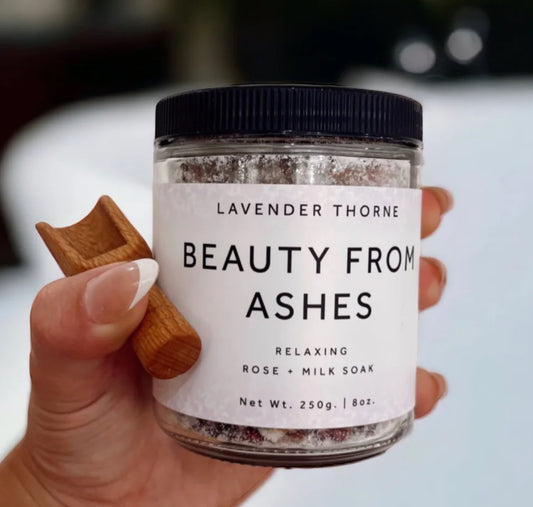 Beauty From Ashes: 8oz Bath Salt ￼