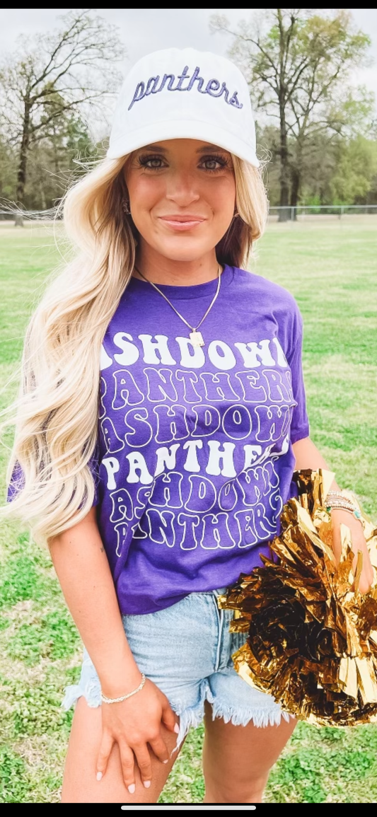 2xl-Panther Tee Purple