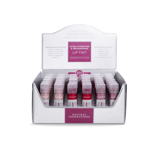 Natural Inspirations - 36-pc Tinted Lip Butter Balm Display