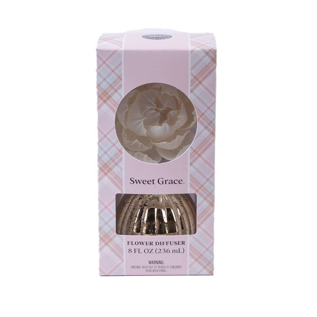 Bridgewater Candle Company - Sweet Grace Plaid Flower Diffuser