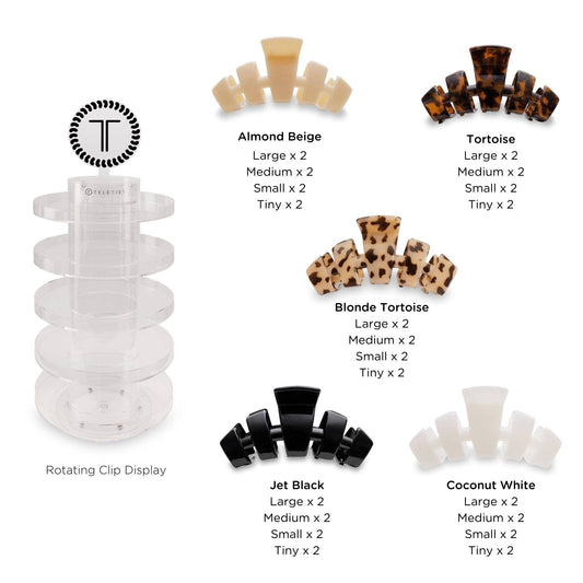 TELETIES - Classic Hair Clip Starter Pack