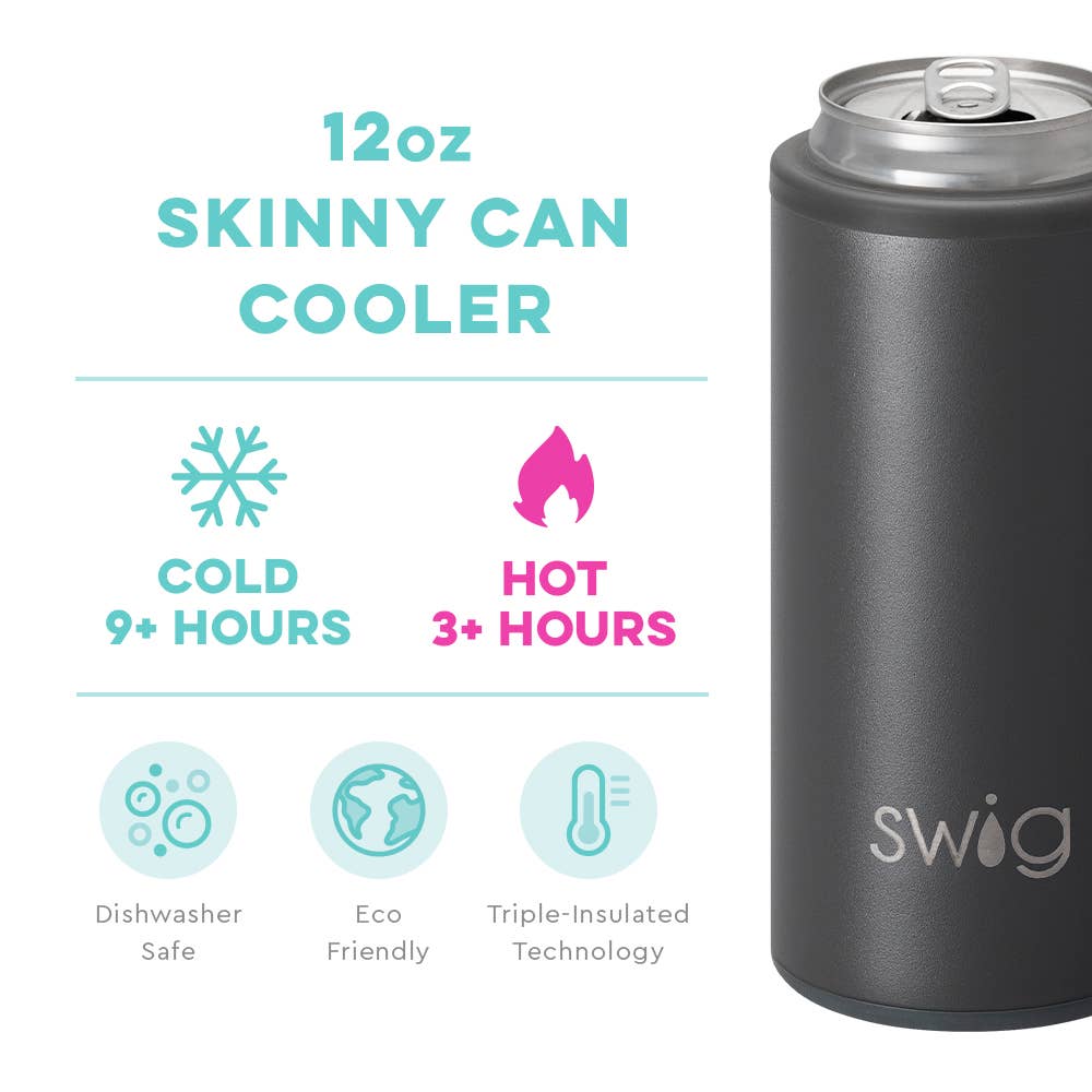 Swig Life - Grey Skinny Can Cooler (12oz)