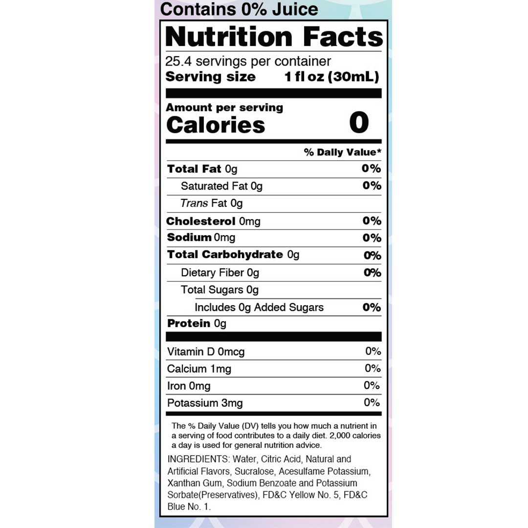 Jordan's Skinny Mixes - Sugar Free Mermaid™ Syrup