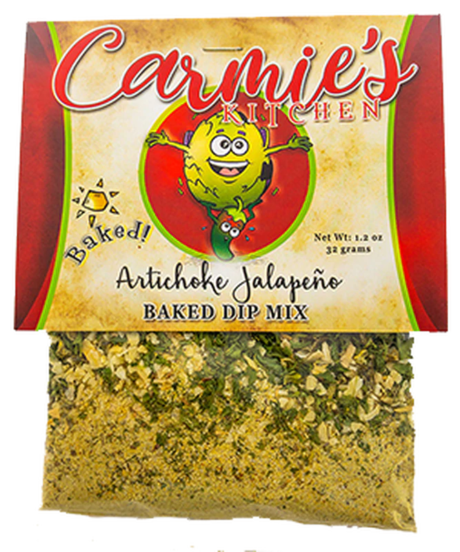 Carmie's Kitchen - Baked Artichoke Jalapeno Dip Mix