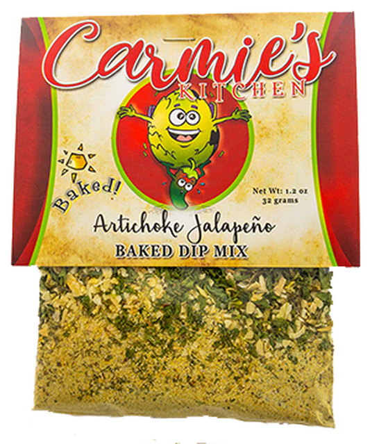 Carmie's Kitchen - Baked Artichoke Jalapeno Dip Mix