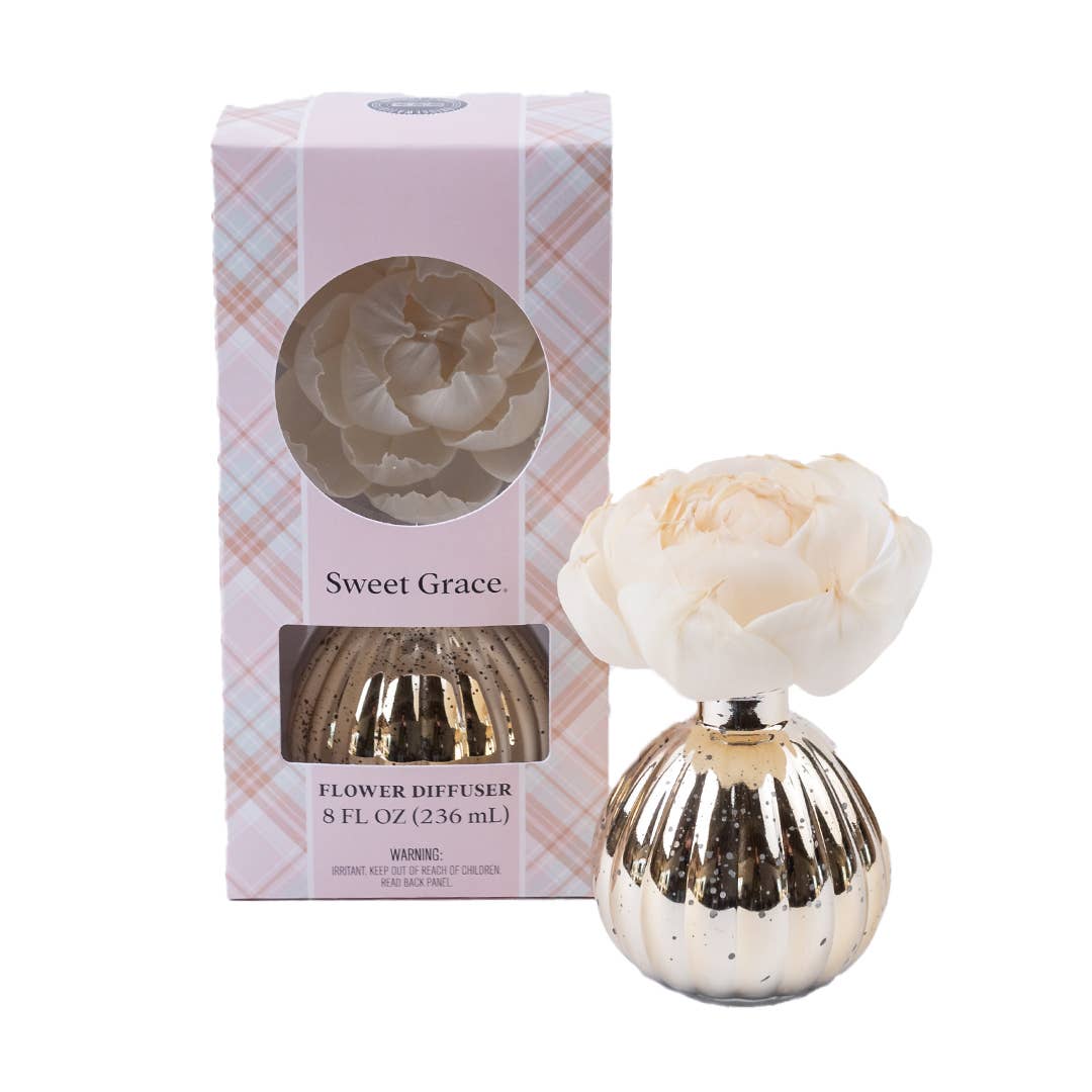 Bridgewater Candle Company - Sweet Grace Plaid Flower Diffuser